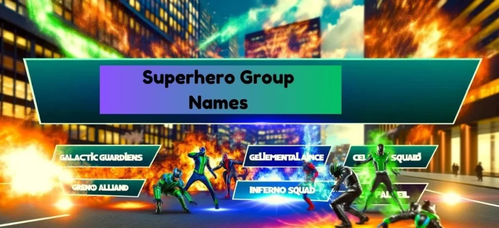 Superhero Team Names