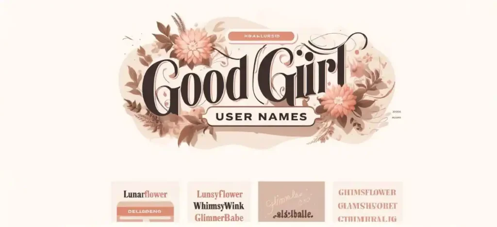 Good Girl Usernames