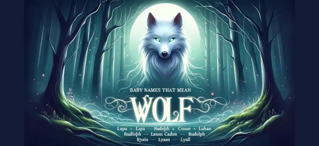 Baby Names That Mean Wolf