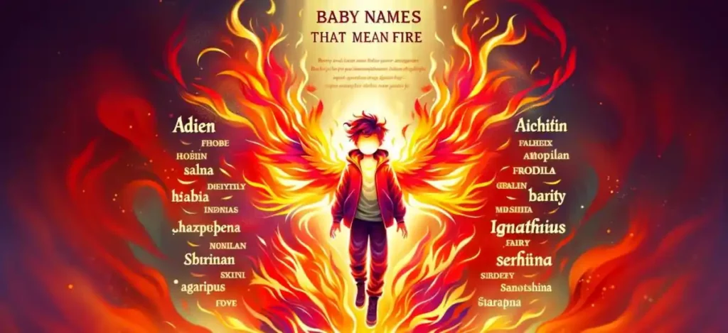 Baby Names That Mean Fire