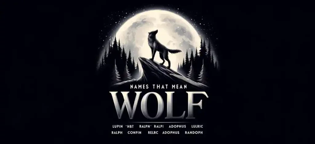 Baby Names That Mean Wolf