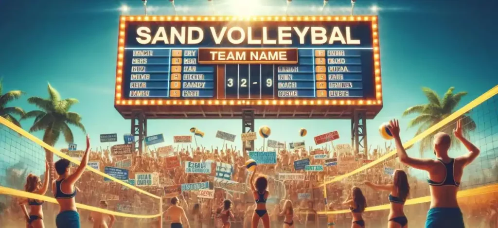 Sand Volleyball Team Name