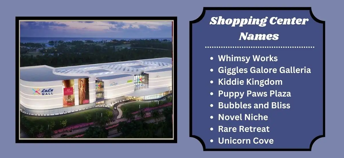 Shopping Center Names