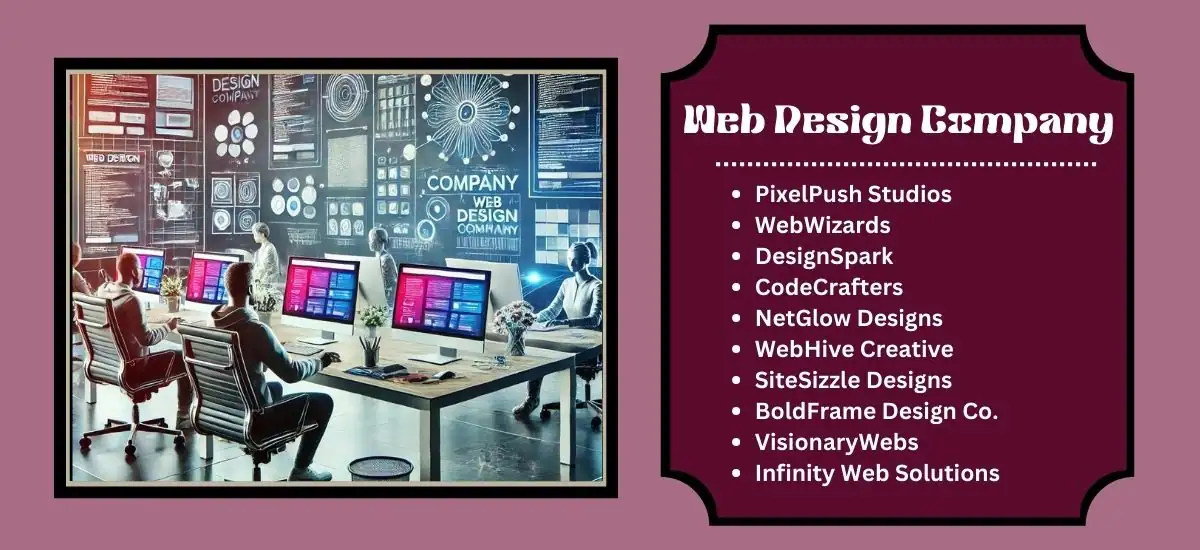 Web Design Company Names