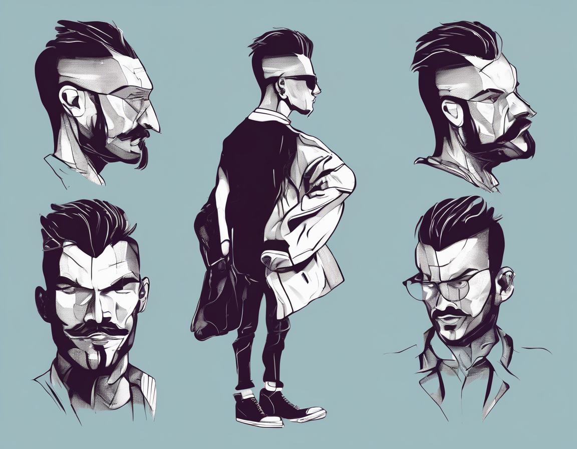 Stylish Bad Boy STATELESS PERSON: Let Loose the Charismatic Persona in Your Digital Presence